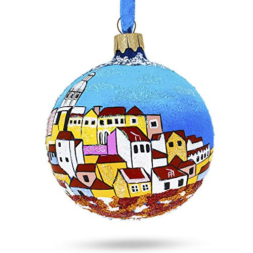 BestPysanky Alfama  Lisbon  Portugal Glass Ball Christmas Ornament