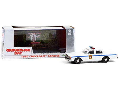 Greenlight 86584 Groundhog Day -1993- - 1980 Chevy Caprice Police 1 43 Scale