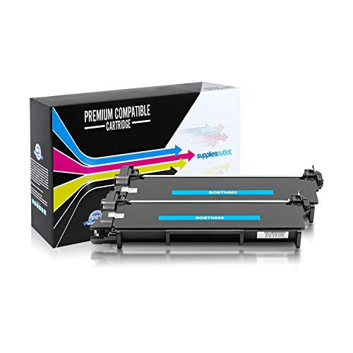 SuppliesOutlet Compatible Toner Cartridge Replacement for Brother TN660 TN-660 TN630 TN-630 -Black 2 Pack- SuppliesOutlet Compatible Toner Cartridge Replacement for Brother TN660 TN-660 TN630 TN-630 -Black 2 Pack-