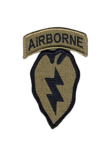 25th Infantry Division with Airborne Tab - OCP Patch with Hook Fastener