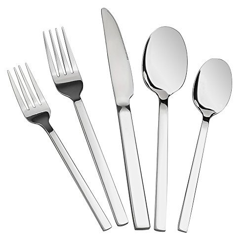 Doryh 50 Pieces Stainless Steel Flatware Sets, Service for 10