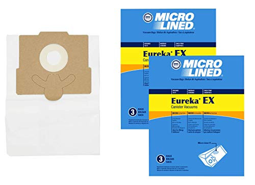 DVC Micro-Lined Paper Replacement Bags Type EX Fit Eureka Excalibur 6978  6982  6983-6 Bags