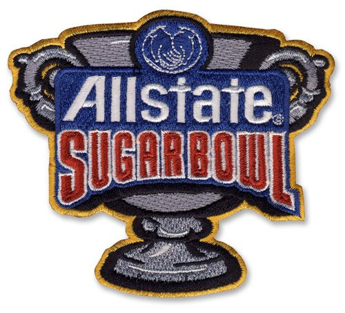 Allstate Sugar Bowl Game Jersey Patch Clemson Alabama -2018-