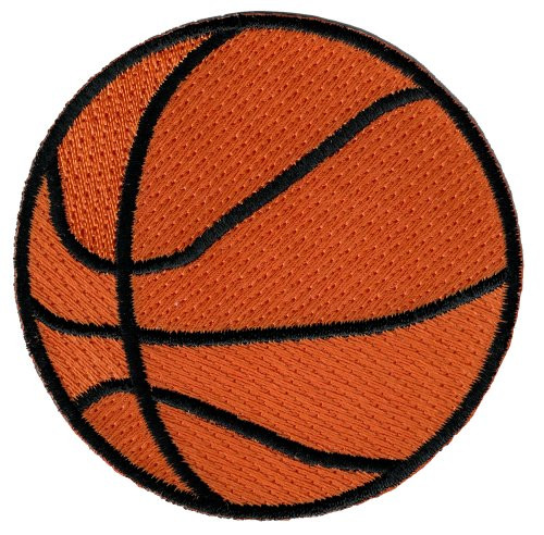 Basketball Embroidered Patch Basket Ball Hoops Iron-On Applique Sports Emblem Basketball Embroidered Patch Basket Ball Hoops Iron-On Applique Sports Emblem