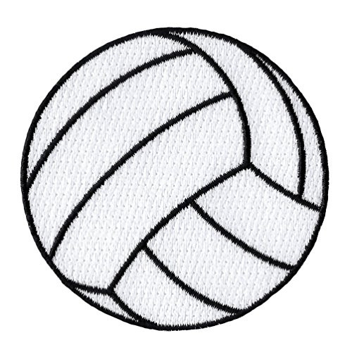 Volleyball Embroidered Patch Beach Volley Ball Iron-On Applique Sports Emblem Volleyball Embroidered Patch Beach Volley Ball Iron-On Applique Sports Emblem