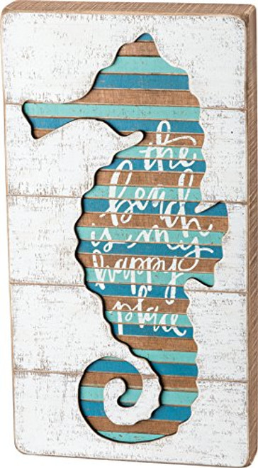 Primitives by Kathy Slat Box Sign - The Beach Is My Happy Place - 8" x 15" Primitives by Kathy Slat Box Sign - The Beach Is My Happy Place - 8" x 15"