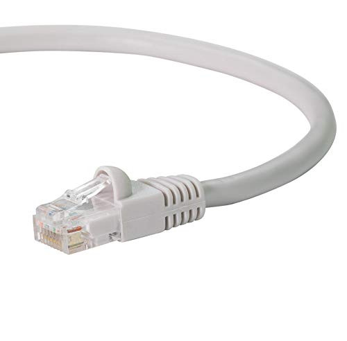 NavePoint CAT6 UTP Ethernet Network RJ45 Snagless Patch Cable 7 Ft  Gray
