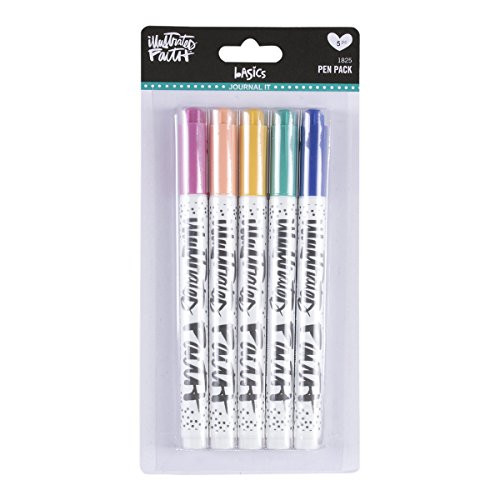 Dayspring BB1825 Bible Journaling - Illustrated Faith - Journal It Pen - 5 Pack  Multicolor