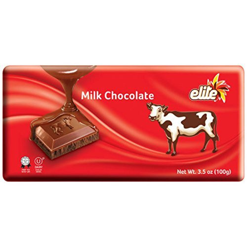 Elite Extra Creamy Milk Chocolate 3.5 Oz. Pack Of 6.