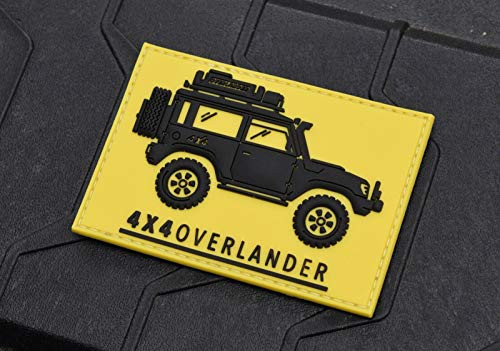 BritKitUSA 4x4 Overlander 3D PVC Morale Patch 4WD Offroad RTT Overland Trail