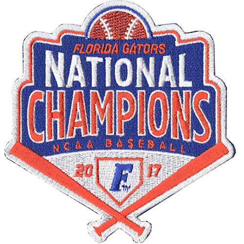 Florida Gators 2017 Men s Baseball National Champions Embroidered Jersey Patch