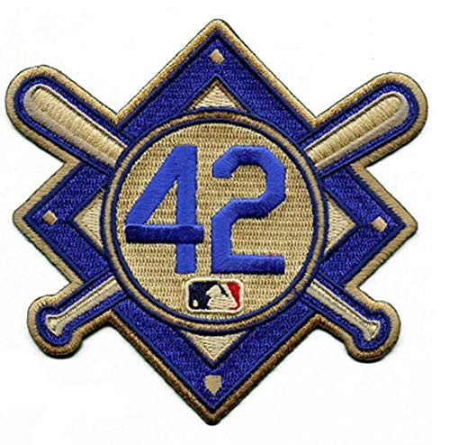 Emblem Source Jackie Robinson  42 MLB Licensed Primary Logo Jersey Sleeve Patch