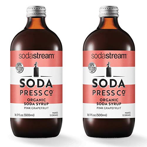 sodastream Soda Press Organic Pink Flavor Mix for  Grapefruit  16.9 Fl Oz