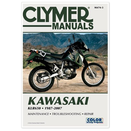 Clymer Repair Manual for Kawasaki KLR650 KLR-650 87-07