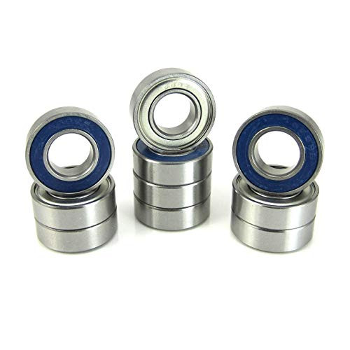 TRB RC 8x16x5mm Ball Bearings ABEC 5 Hybrid Seals -10-