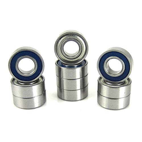 TRB RC -10- 5x11x4mm ABEC 5 Ball Bearings Hybrid Seals Blue
