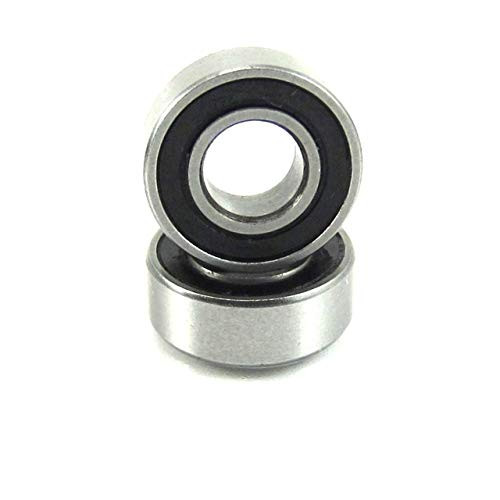 TRB RC 2pcs. 5x11x4mm Ball Bearings 440C Stainless Steel Rubber Seals