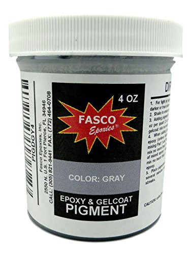 Gray Pigment for Epoxy Resin  Gelcoat  Paint - 4 oz
