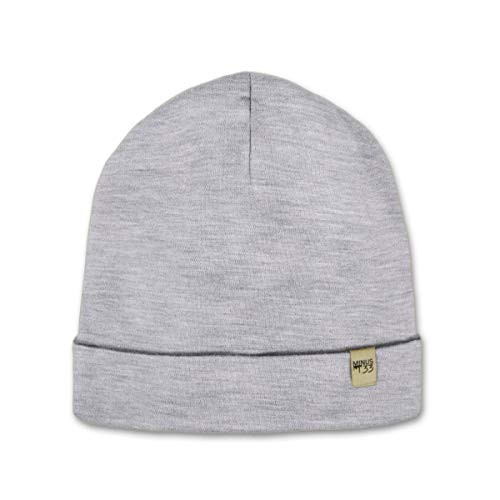 Minus33 Merino Wool Ridge Cuff Wool Beanie Ash Grey One Size