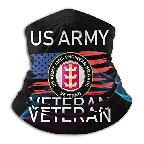 Us Army 130th Engineer Brigade Veteran Women Men For Dust Wind Balaclava Bandana Microfiber Tube