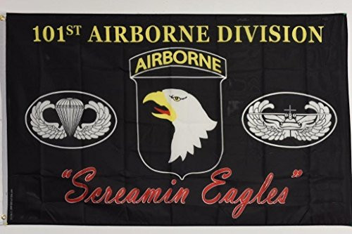 mws Black Army 101St Airborne Division Screamin Eagles Flag 3 X 5 House Banner Grommets Double Stitched Fade Resistant Premium Quality mws Black Army 101St Airborne Division Screamin Eagles Flag 3 X 5 House Banner Grommets Double Stitched Fade Resistant Premium Quality