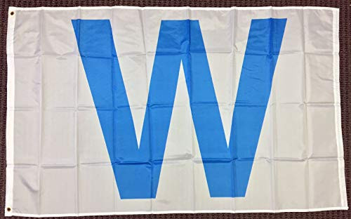 RFCO 3x5 Light Blue W Flag Chicago Cubs Win Sports Banner Outdoor Baseball Pennant