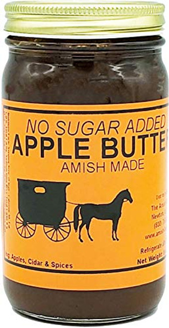 No Sugar Added Flavored - Butters - 8 Oz Jar - Qty 3 -Apple- No Sugar Added Flavored - Butters - 8 Oz Jar - Qty 3 -Apple-
