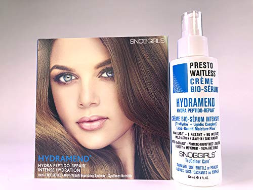 SNOBGIRLS HYDRAMEND CRÈME BIO-SERUM INTENSIVE Leave-In Treatment for Intense Hydration  and  Peptido-Repair Helps Seal Lifted Cuticles  Reduce Hair Porosity.
