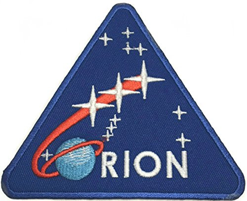 NASA Orion Patch -3.5 Inch- Embroidered Iron on Badge Astronaut Space Suit Emblem