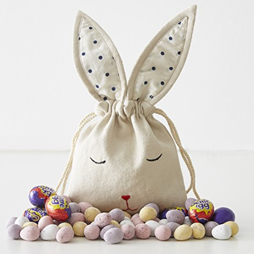 British Cadbury Mini Eggs - Cadbury Creme Eggs - 2 packs in hand embroidered Bunny Bag - British candy by The Yummy Palette