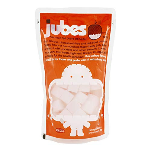 Jubes Nata De Coco Pack of 6 -Lychee-