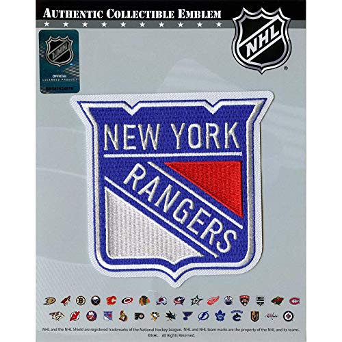 2019 New York Rangers Primary Shield Patch NHL Logo Jersey Embroidered Iron On