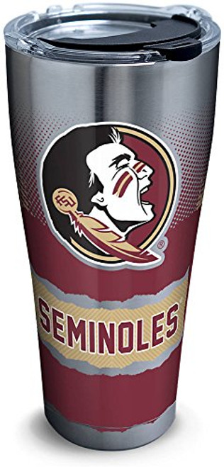 Tervis 1267968 Florida State Seminoles Knockout Stainless Steel Tumbler with Clear and Black Hammer Lid 30oz, Silver Tervis 1267968 Florida State Seminoles Knockout Stainless Steel Tumbler with Clear and Black Hammer Lid 30oz, Silver