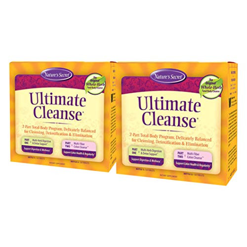 Nature s Secret Ultimate Cleanse Two 120 Tablets -Pack of 2-