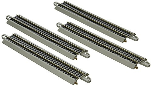 Bachmann Trains Snap-Fit E-Z Track Nickel Silver Reversing 9" Straight Track(4/card)