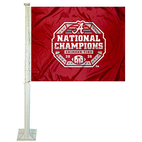 Alabama Crimson Tide National College Football Champions Car Window Flag