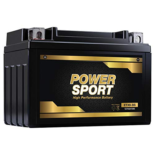 ExpertPower YTX9-BS 12v 9ah Replacement Battery for 2003-06 Kawasaki KSF400A -KFX400-
