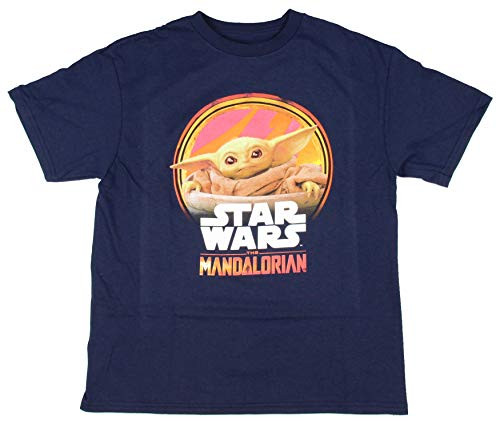 Star Wars Boys  The Mandalorian Baby Yoda Shirt Graphic Character T-Shirt -MD  8-