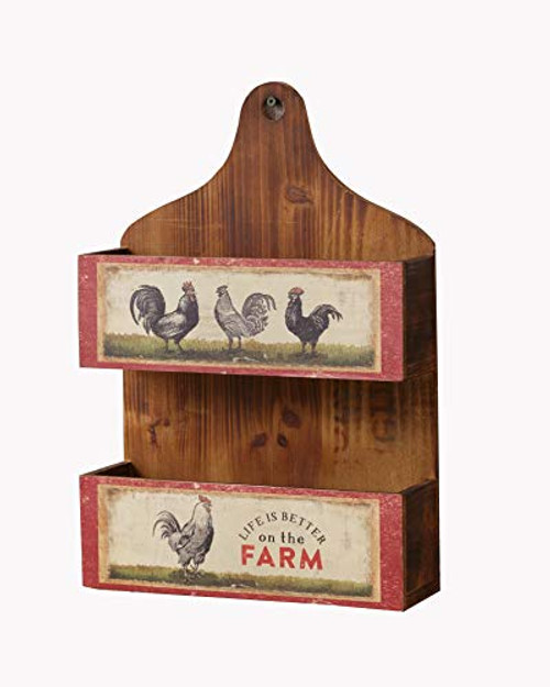 Your Heart s Delight Farm Life Wall Rack Multi Your Heart s Delight Farm Life Wall Rack Multi