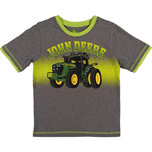John Deere Boys  Big Tee Shirt  Heather Grey  M-10 12-