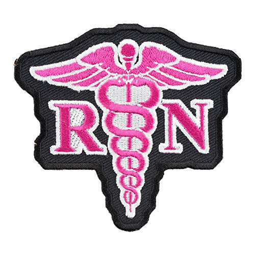 Registered Nurse Caduceus Pink Patch  Medical Patches