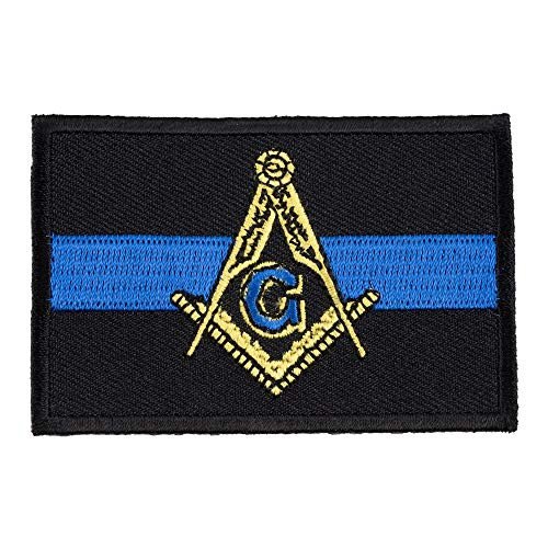 Thin Blue Line Masonic Patch Law Enforcement Patches Thin Blue Line Masonic Patch Law Enforcement Patches