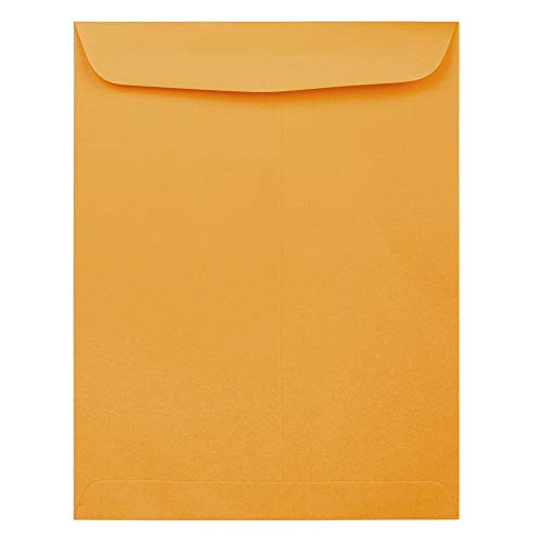 JAM PAPER 12 x 15 1 2 Open End Catalog Commercial Envelopes - Brown Kraft Manila - 25 Pack