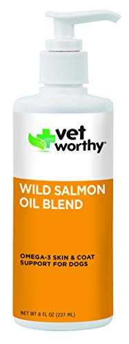 Vet Worthy Wild Alaskan Salmon Oil for Dogs -8 oz-
