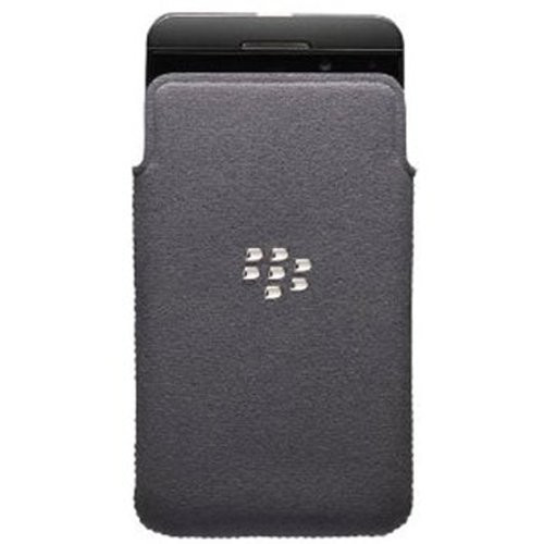 BlackBerry ACC-49282-301 RIM Microfiber Pocket for BlackBerry BB10 - Retail Packaging - Grey