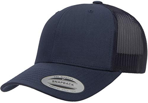 Yupoong YP Classics Retro Trucker Cap  Navy  OSFA