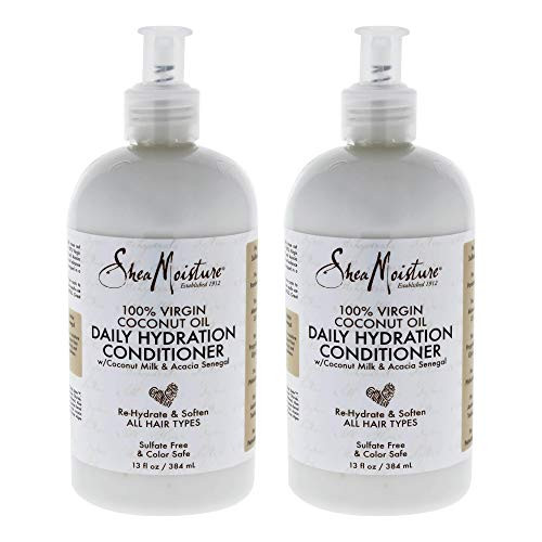 Shea Moisture 100 percent Virgin Coconut Oil Daily Hydration Conditioner Pack Of 2 13 Oz Shea Moisture 100 percent Virgin Coconut Oil Daily Hydration Conditioner Pack Of 2 13 Oz