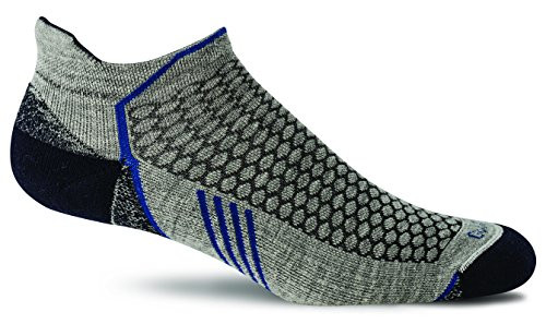 Sockwell Men s Incline Micro Moderate Compression Sock  Lt. Grey - L XL