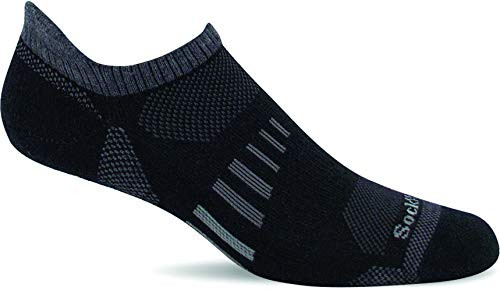 Sockwell Men s Ascend II Micro Moderate Compression Sock  Black - M L