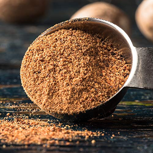 The Spice Lab No. 21 - Ground Nutmeg - Gluten-Free Non-GMO All Natural Spice - 4 oz Resealable Bag